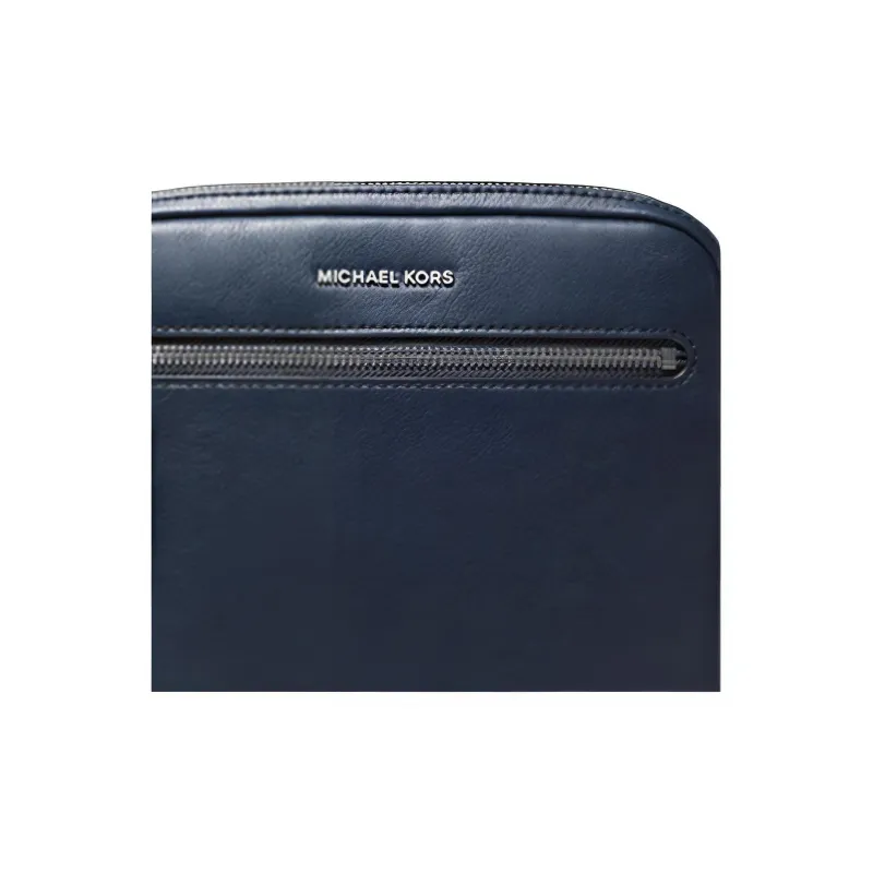 MICHAEL KORS Hudson Backpack Artificial Leather Men's Green/Dark Blue-3