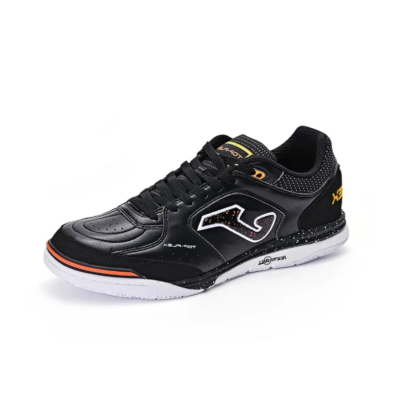 Joma Indoor Anti Slip Wear Resistant Soccer Shoes Men's Black-2