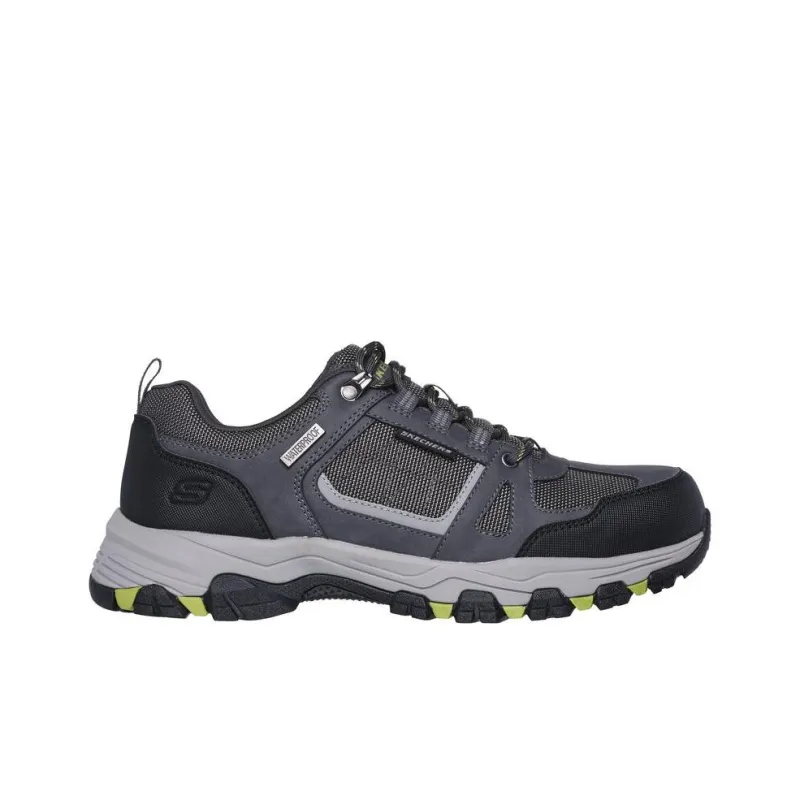 Skechers SKECHERS MENS USA Breathable Support Rebound Low Top Outdoor Shoes Men's Gray Black-1