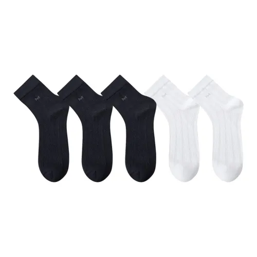 MIIOW Men Mid-Calf Socks