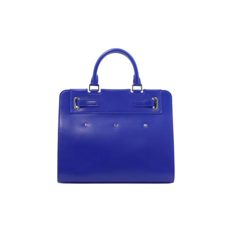 Fontana Milano 1915 Cow Leather Handbag Women's Blue-2