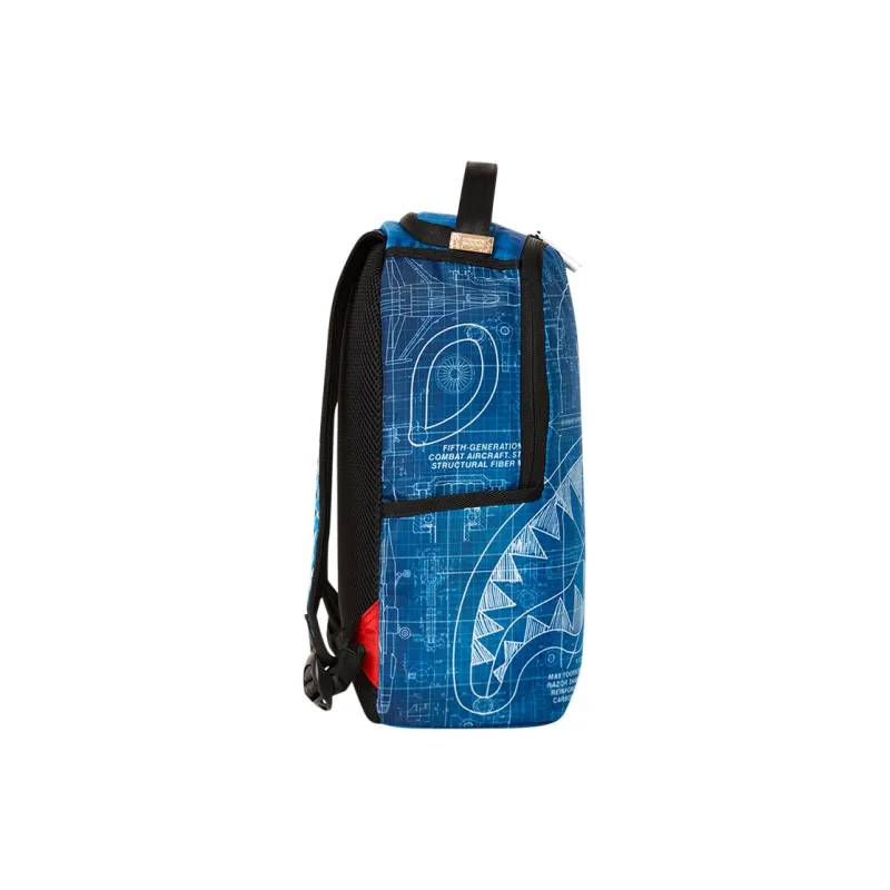 SPRAYGROUND Fabric Backpack Mini Unisex Blue-3