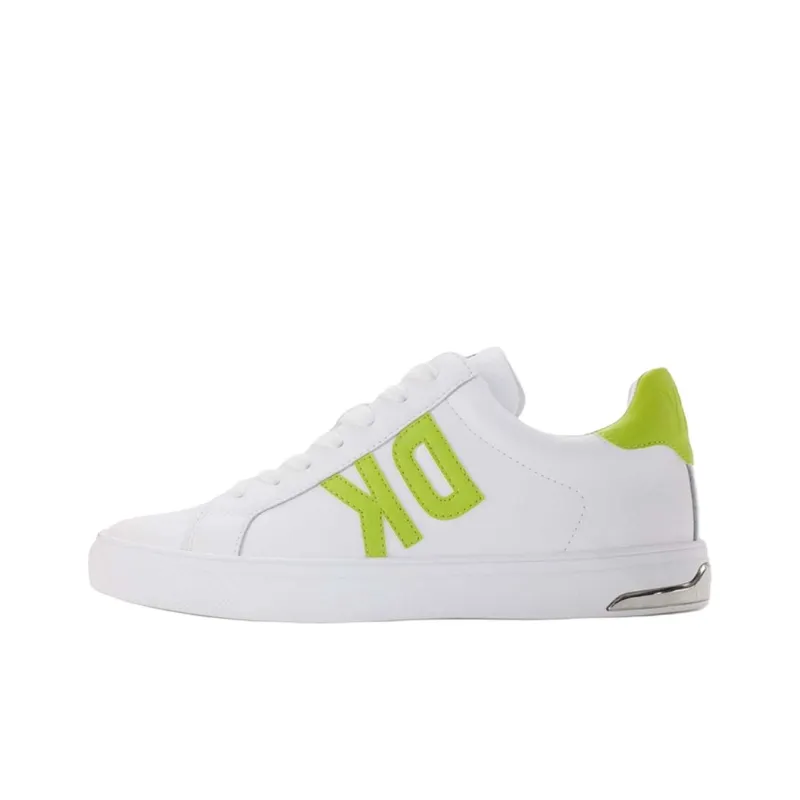 DKNY BENI Low-Top Skateboard Shoes Women's White-0