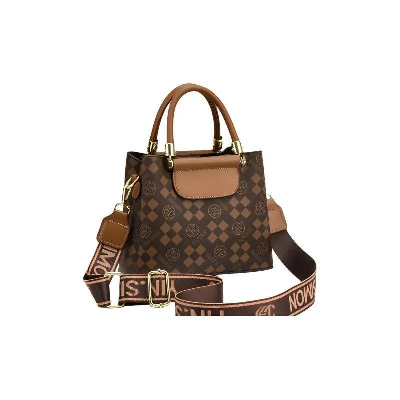 PINK·LAND PU Bucket Bags Handbag Crossbody Bag Regular Women's Ecru/Brown/Coffee-6