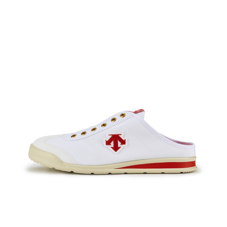 【DESCENTE】CRON SLIP ON SNEAKERS SHOES DESCENTE Cron Racer Skateboard Shoes Unisex Low-Top White
