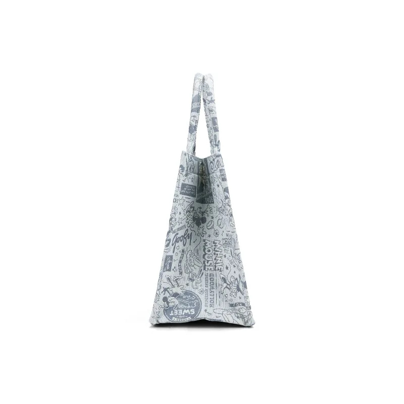 Disney Canvas Bag, Handbag Tubas Women's Silver Gray-3
