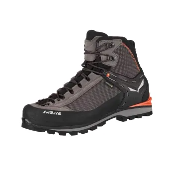 SALEWA CROW GORE TEX Wear resistant And Waterproof High Top Hiking Shoes Men's Brown