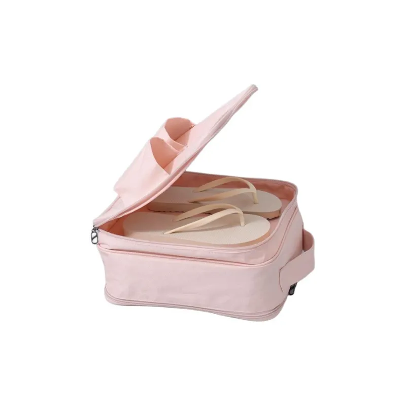 ALOENEY Polyester Shoe Bag For Travel Storage Bag Unisex Brown/Black/Gray/Pink/Light Blue-4