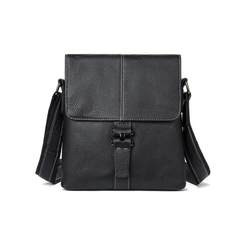 DOSRFINI Genuine Leather Crossbody Bag, Shoulder Bag Men's-1