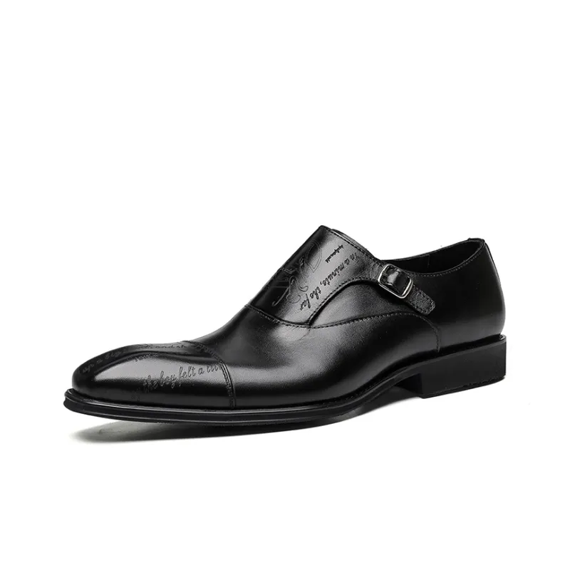ASTON M.JAZZ Dress Shoes Men Low Top Brown/Black-8
