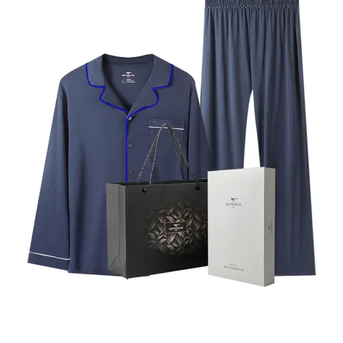 SEPTWOLVES Men Pajama Sets