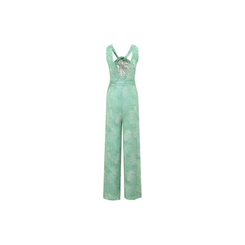 DVF Diane Von Furstenberg Jumpsuit Women's Green-1