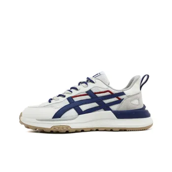 CEDAR HAN Casual Shoes Unisex Low Top White/Red/Blue/Gray