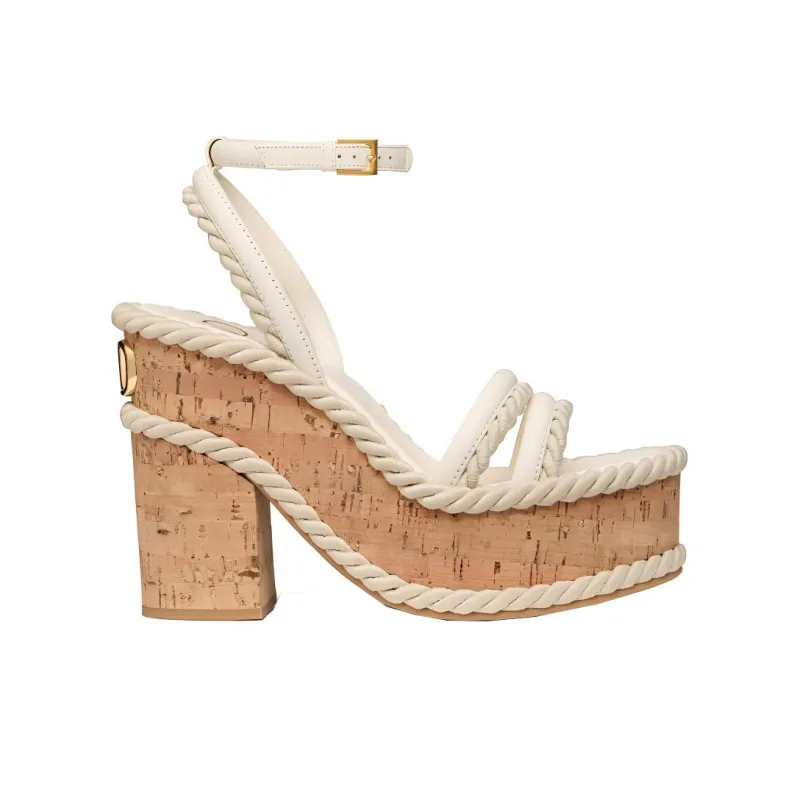 Valentino Garavani VLogo Summerblocks Wedge Sandals-1