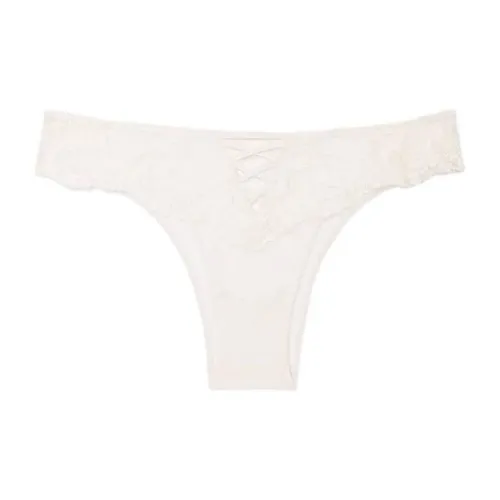 Victoria's Secret DREAM ANGELS Light And Thin Mesh Low Waist / CW Underpants Women's 1 Pack Coconut White