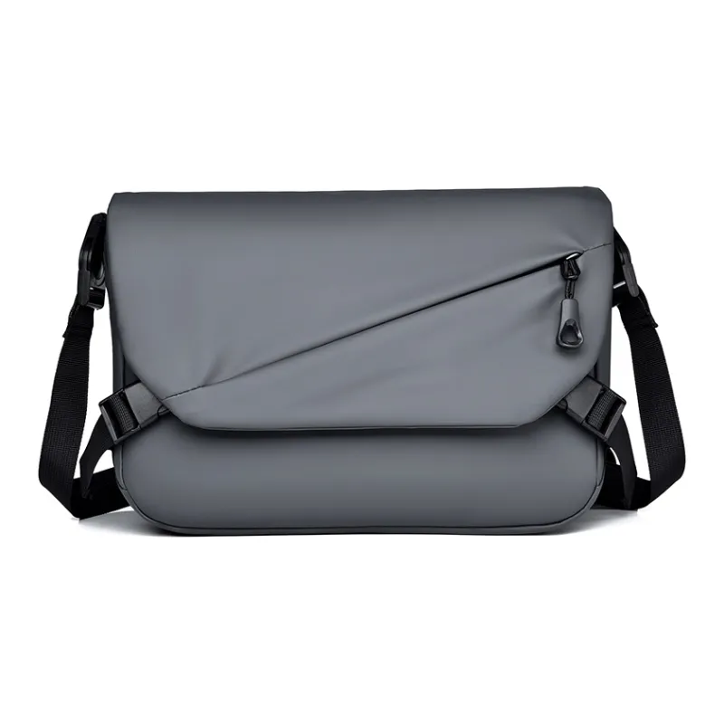 Venerable Brahma Abrasion Resistant Material Shoulder Bag, Crossbody Bag Men's Black/Gray/Blue-9