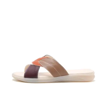 Reivanti Slip-Resistant Slide Slippers Women's Brown
