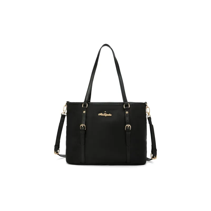 MISZAPATOS Nylon Handbag, Crossbody Bag, Shoulder Bag Women's Light Brown/Dark Blue/Ecru/Burgundy/Classic Black-12