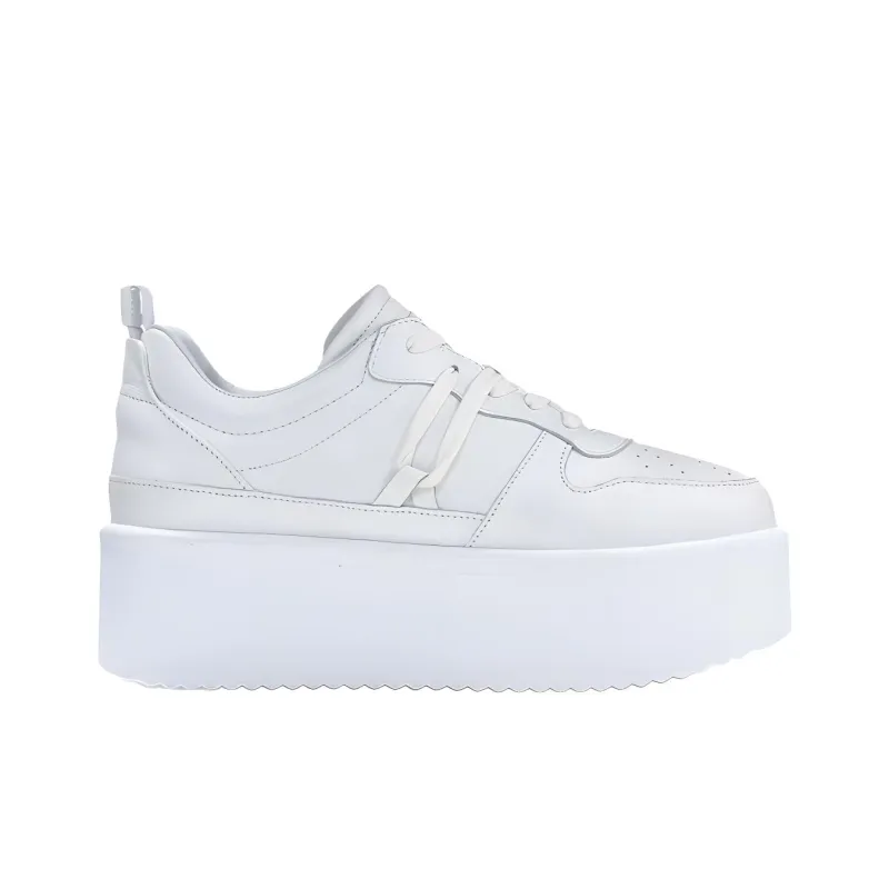 Inuikii Skateboard Shoes Women's White-1