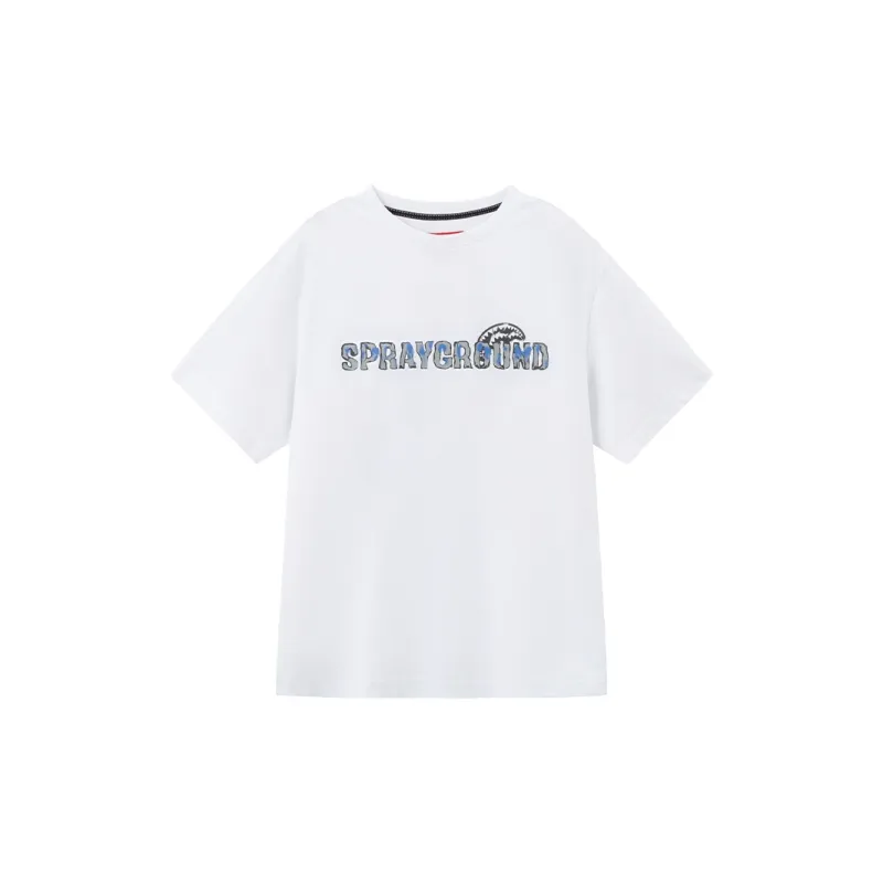 SPRAYGROUND Crew Neck Short Sleeved T Shirts Unisex-1