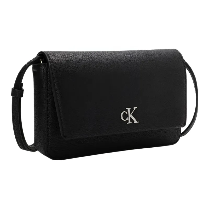 CK/Calvin Klein Recycled Polyester Wallet, Shoulder Bag, Crossbody Bag Women's Space Black-1