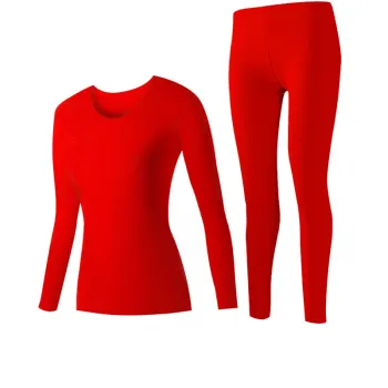 SEPTWOLVES Thermal Set Women's Gift Box Set Red