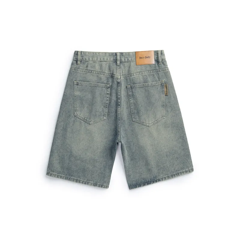 JUCY JUDY Denim Shorts Unisex Vintage Blue-1