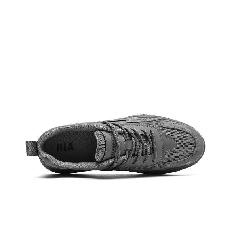 HLA Men's Shoes New Arrival Vintage Breathable Mesh Casual Shoes Men's Platform Versatile Athletic Shoes-2