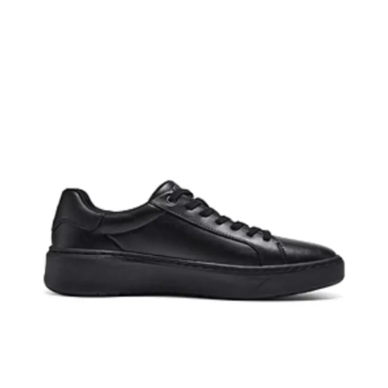 Skechers Street Cushioning Wear Resistant Low Top Skateboard Shoes Men's Black-1