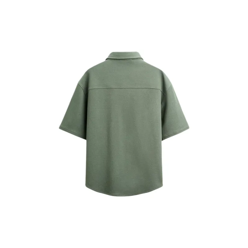 ZARA Shirts Men Olive Green-1