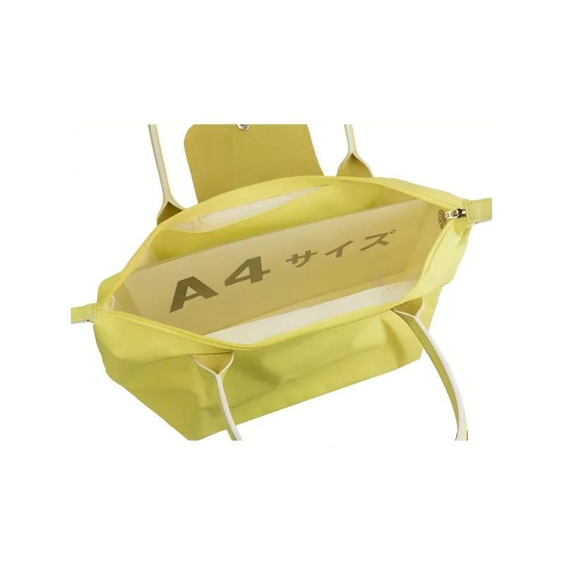 LONGCHAMP Le Pliage Club Nylon One Shoulder Handbag Medium Size Women's Lemon-2