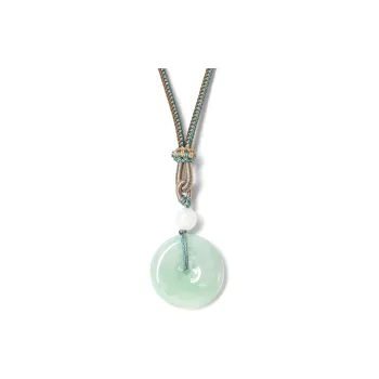 Abby's Wonderland Glutinous Jade Jadeite Necklaces Unisex