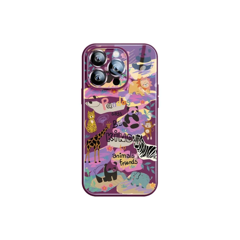Sen Dog Glass Material Phone Cases Applicable To IPhone15Promax/Pro/Plus/14/13/12 Original Design Artistic-15