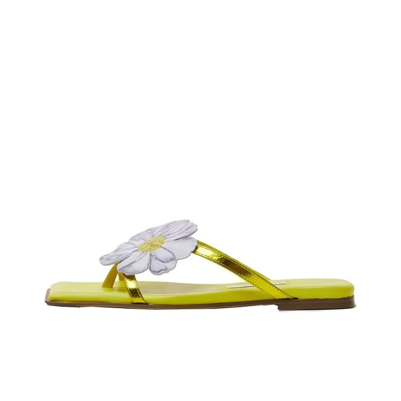MIISTA Flip Flops Women's Yellow-0