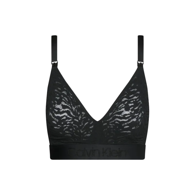CALVIN KLEIN UNLINED BRALETTE MATERNITY FC Bra Europe Version Women's Black-0