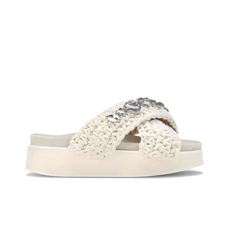 Inuikii Slide Slippers Women's White-1