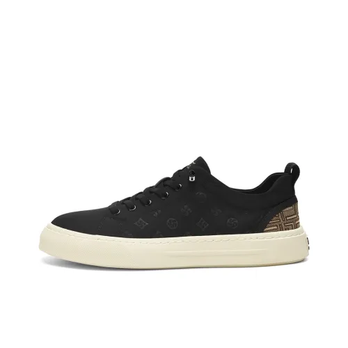 SEPTWOLVES Skateboard Shoes Men Low-Top