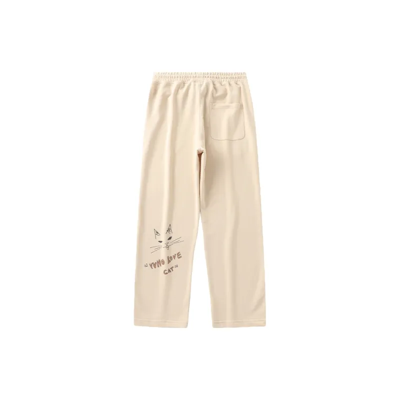 LAMLICKA Casual Pants Unisex Khaki-1