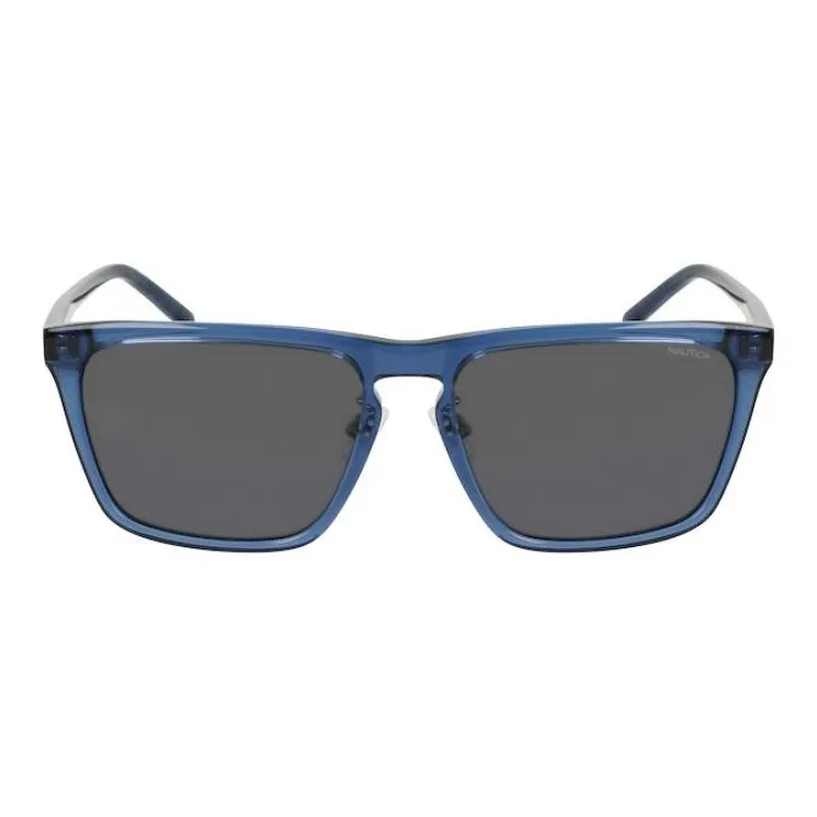 NAUTICA Plate Frame Irregular Shape Sunglasses Unisex Blue-1