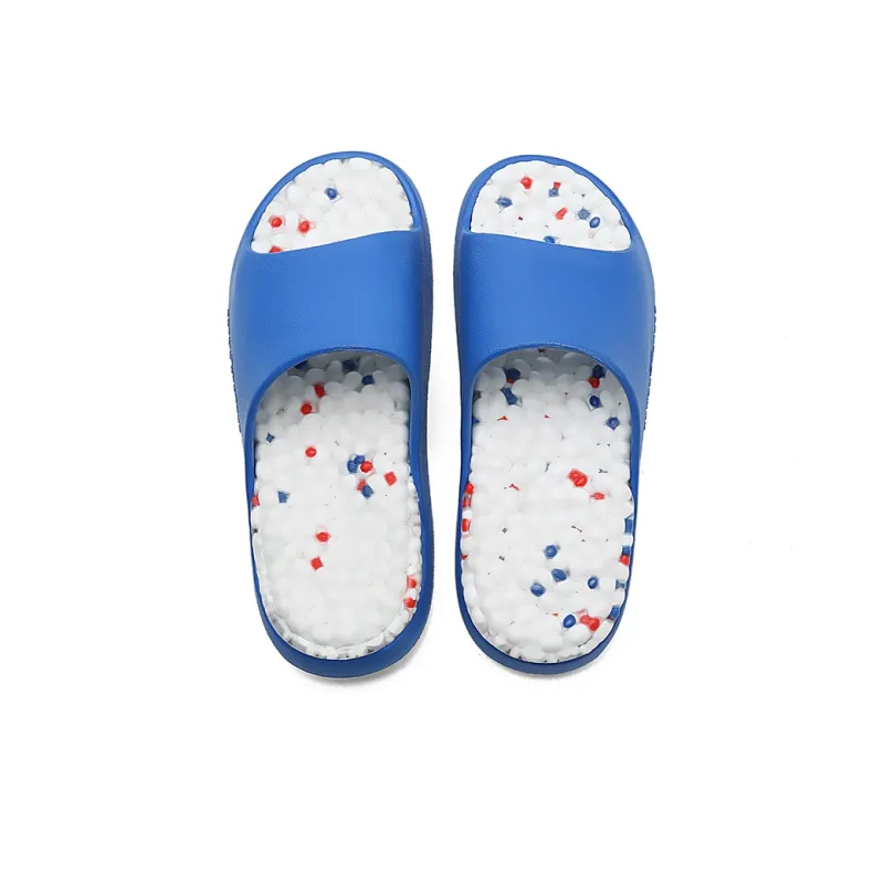 IVERSON Slip Resistant Abrasion Resistant Slide Slippers Unisex Blue-1