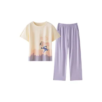 Disney Pajama Set Women's Apricot