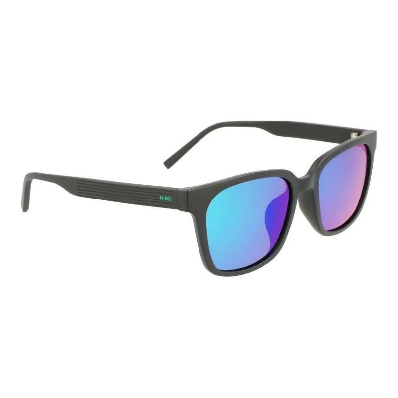 NAUTICA Injection Molded Square Sunglasses Unisex Black-2