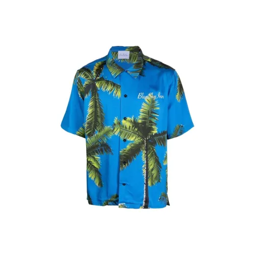  Sky Inn Palm Tree-print Shirt