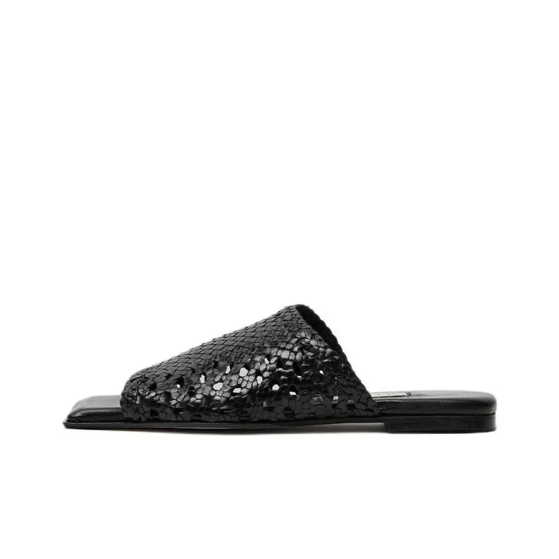 MIISTA Slide Slippers Women's Black-0