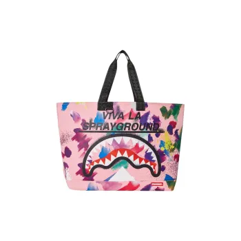 SPRAYGROUND 100% Cotton Tote Bag Shopping Bag Handbag Women's Pink