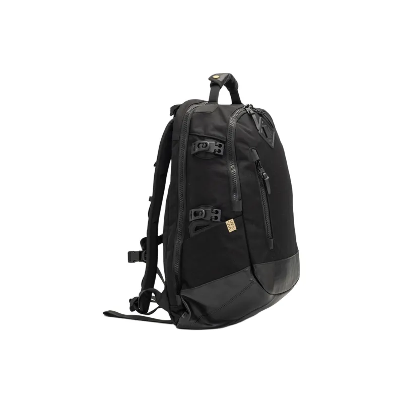 Visvim Nylon And Sheep Leather Backpack Medium Size Unisex Black/Brown/Gray-6