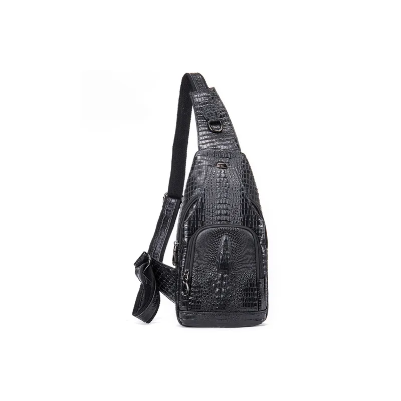 DOSRFINI Cow Leather Crossbody Sling Bag Men's-5