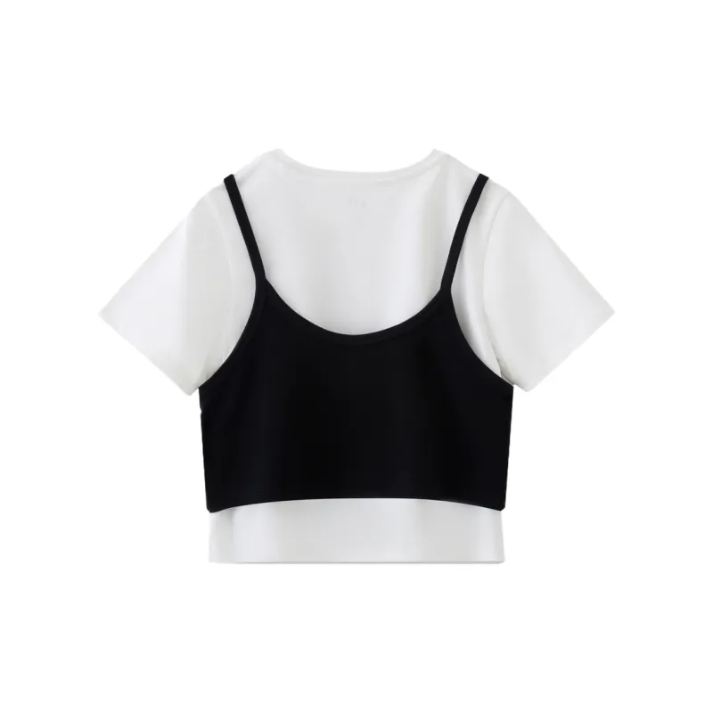 GAP T Shirt Women's Black White Combination-1