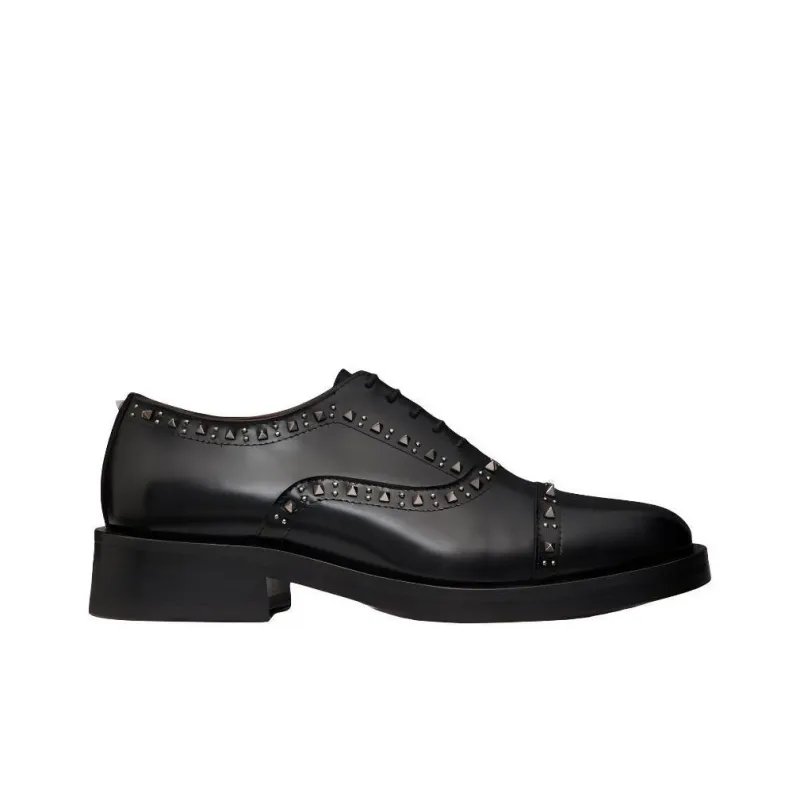 Valentino Rockstud Leather Brogues Women's-1