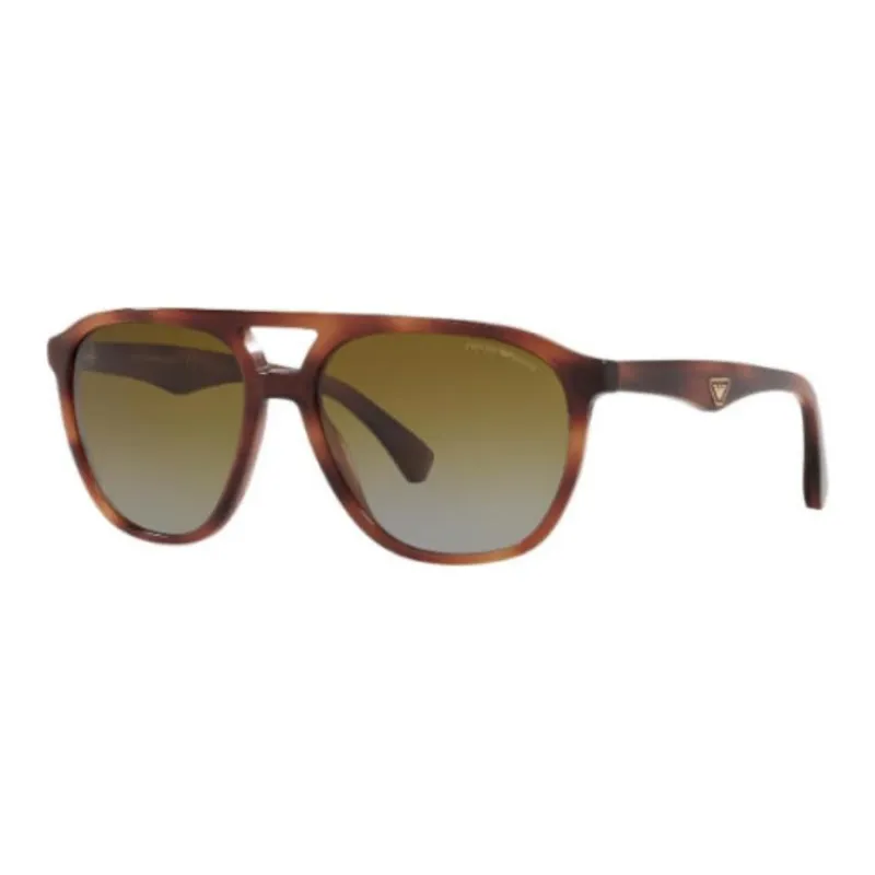 EMPORIO ARMANI - Aviator Sunglasses Men's Brown-0